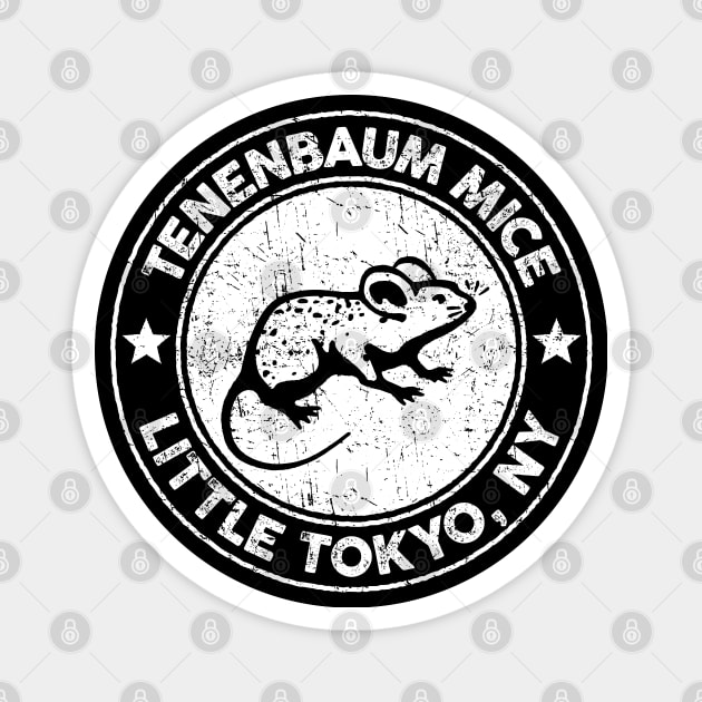 Tenenbaum Mice - Little Tokyo, NY - The Royal Tenenbaums Magnet by Barn Shirt USA